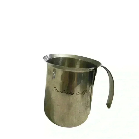 Starbucks Stainless Steel Coffee Milk Frother Small Pitcher - Picture 2 of 5